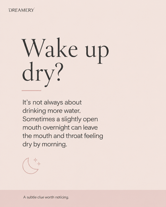 Wake up dry? A subtle clue worth noticing.