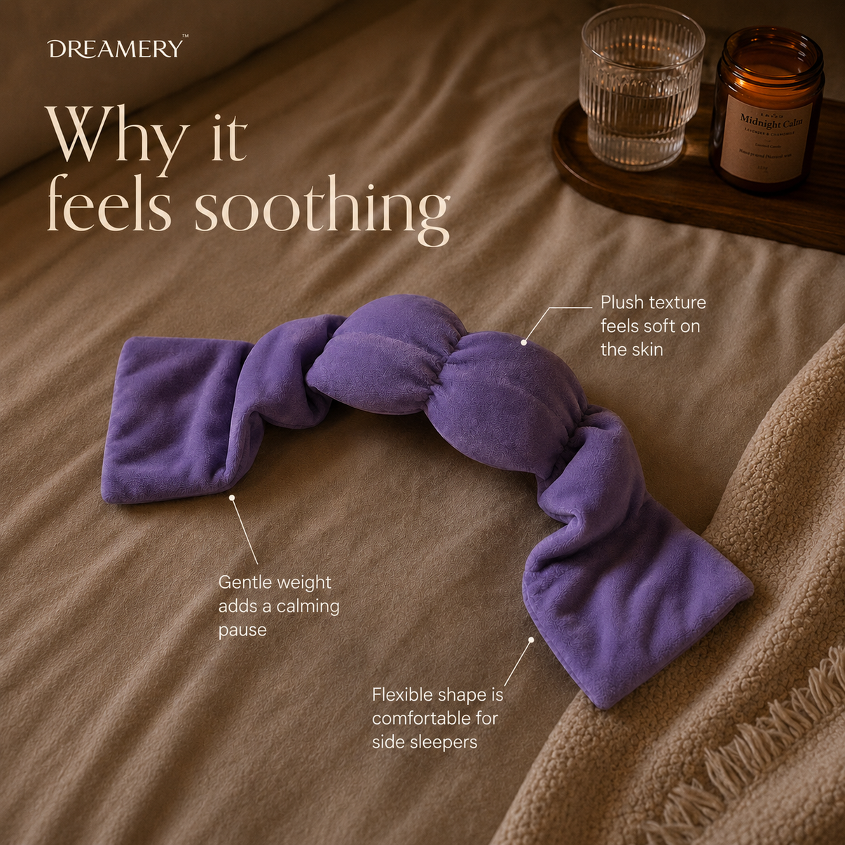 Plush Weighted Eye Mask