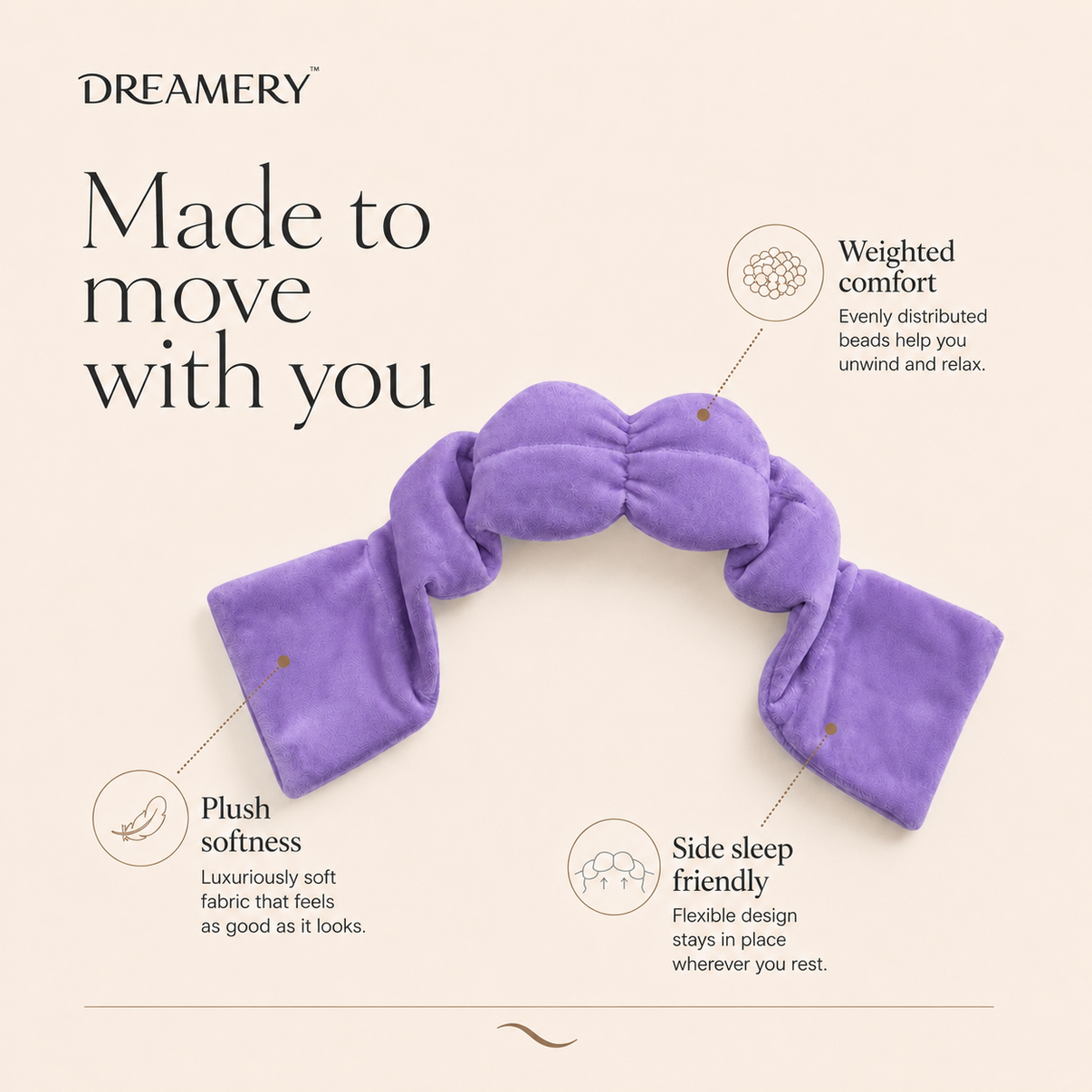 Plush Weighted Eye Mask