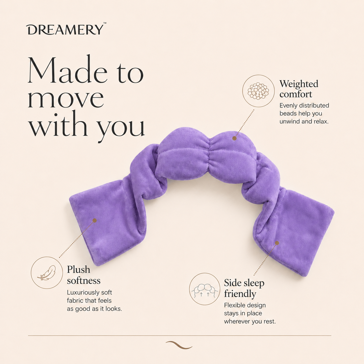 Plush Weighted Eye Mask