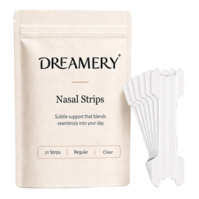 Dreamery Clear Nasal Strips low-visibility nasal airflow support for women, view 1