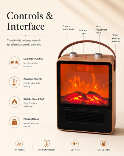 Portable Electric Heater | Dreamery