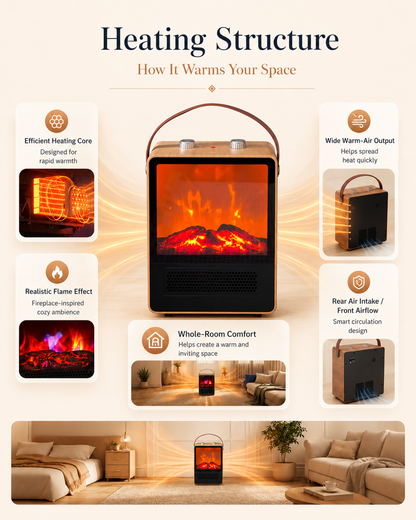 Portable Electric Heater | Dreamery