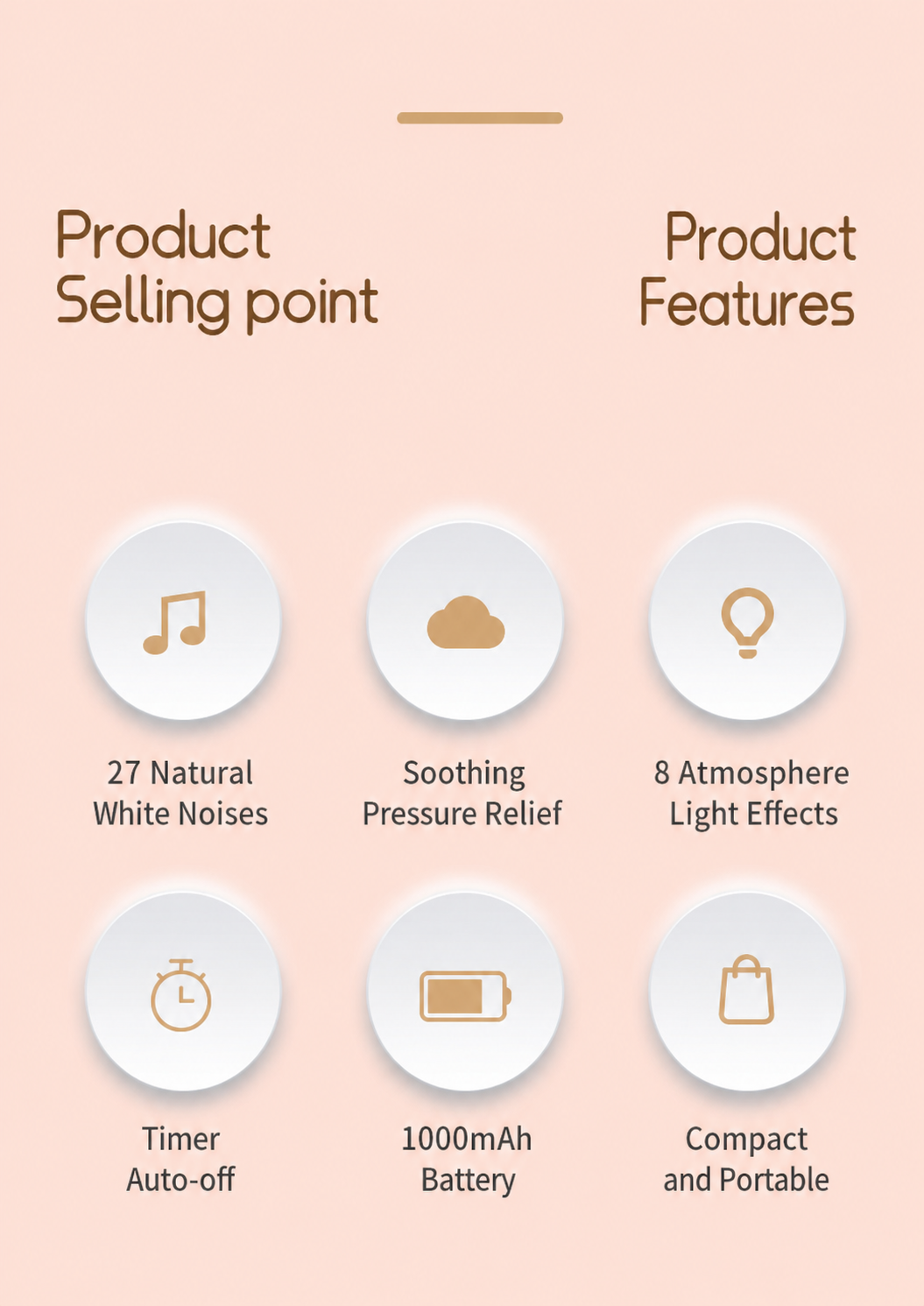 Portable White Noise Machine | Dreamery