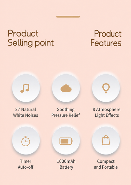 Portable White Noise Machine | Dreamery