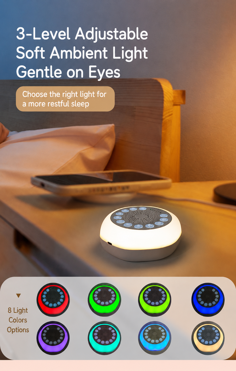 Portable White Noise Machine | Dreamery