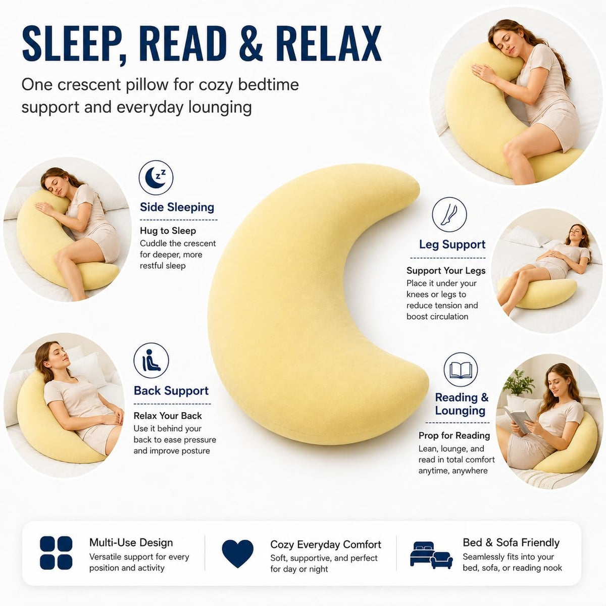 Dreamery Moon™ Cuddle Body Pillow