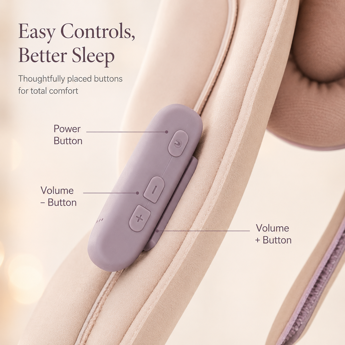 Smart Sleep Mask with Bluetooth Headphones – Memory Foam Eye Mask
