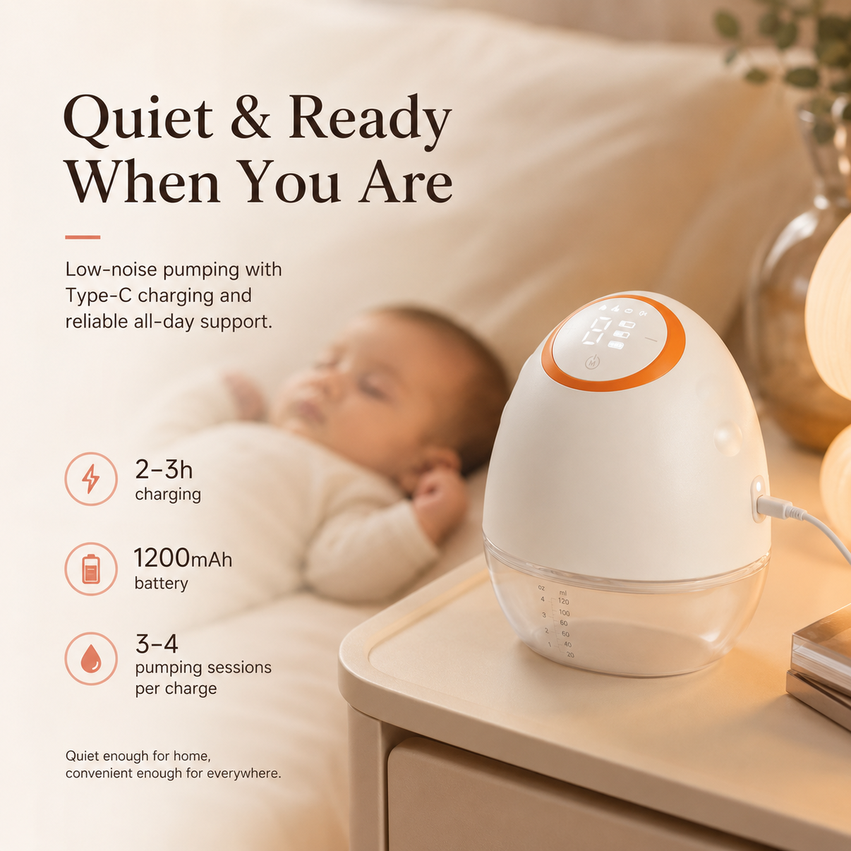 Dreamery Aura Wearable Breast Pump with App Control | Dreamery