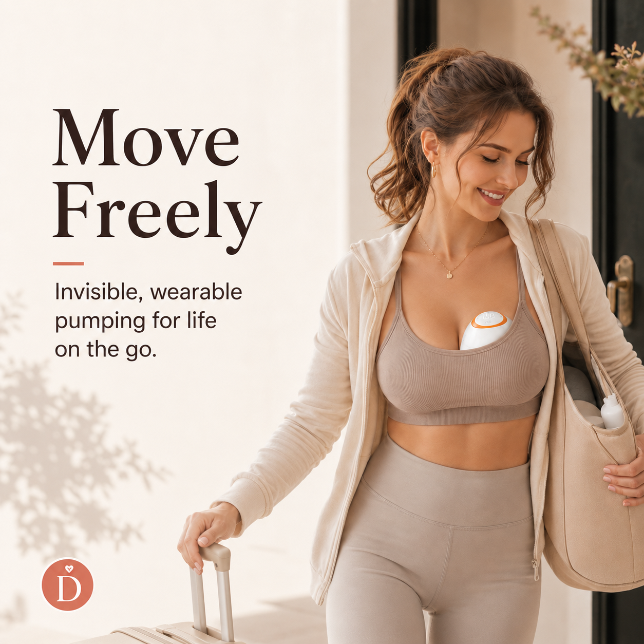 Dreamery Aura Wearable Breast Pump with App Control | Dreamery