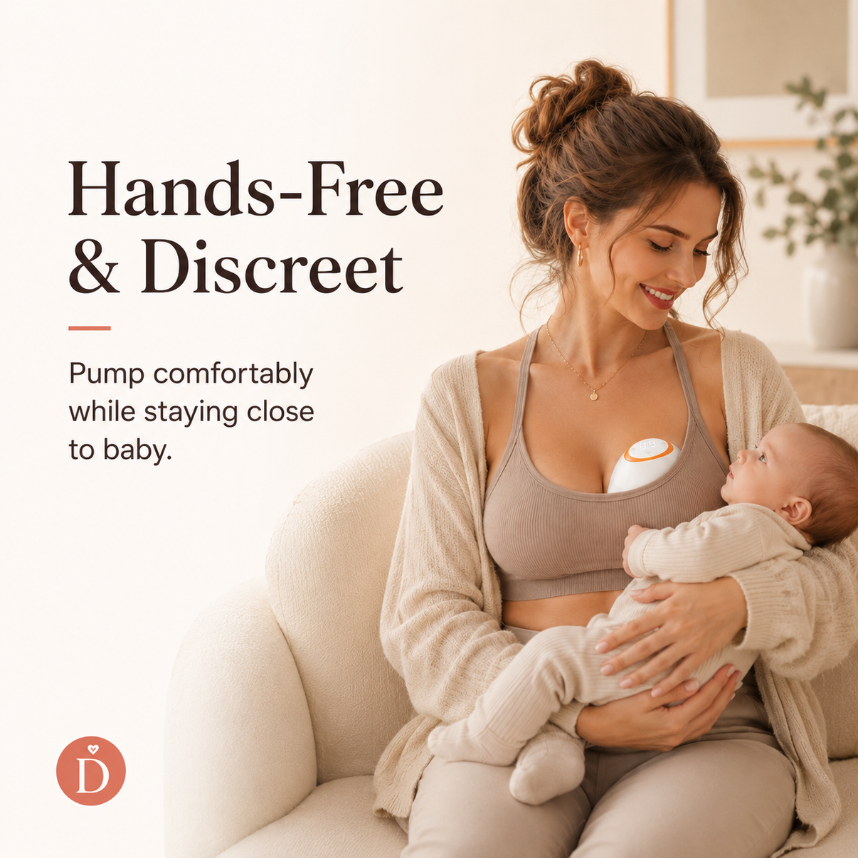 Dreamery Aura Wearable Breast Pump with App Control | Dreamery