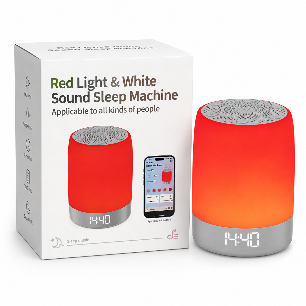 Dreamery Luma Zero blue-light white noise machine