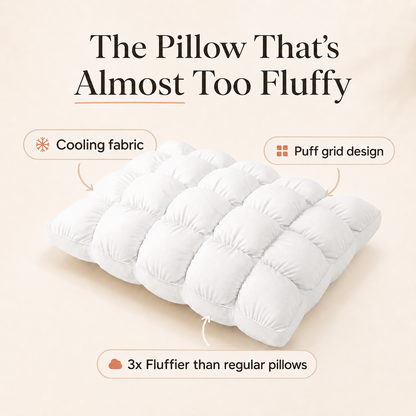 Dreamery Dinner-Roll Cooling Pillow