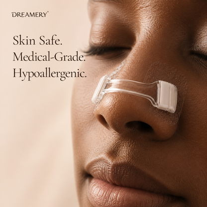 DREAMERY Clear Magnetic Nasal Dilator | Invisible Nasal Breathing Support