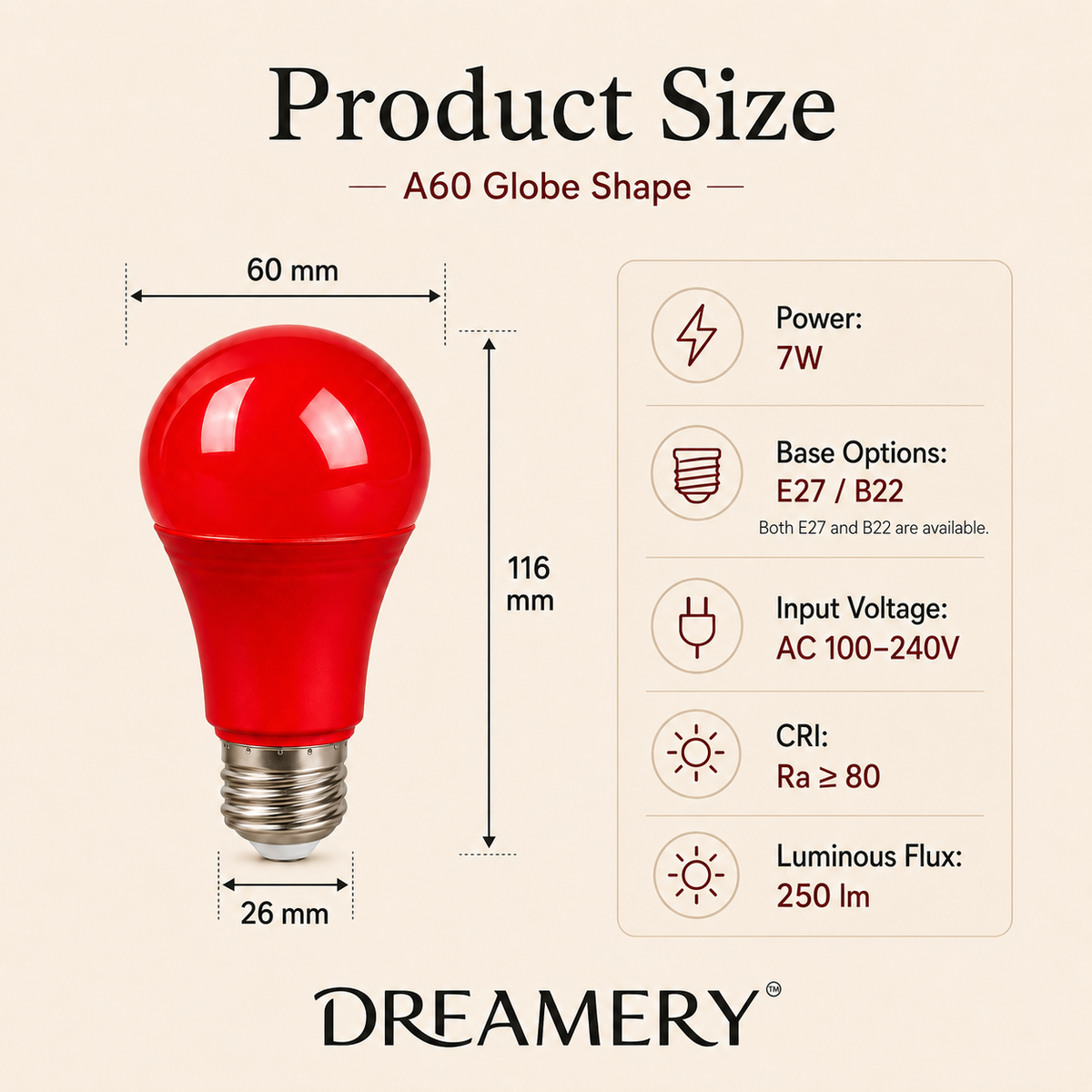 Dreamery Blue-Light-Free Sleep Light Bulb