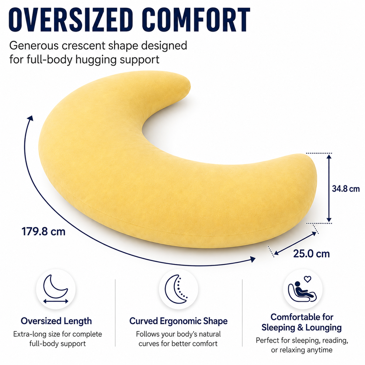 Dreamery Moon™ Cuddle Body Pillow