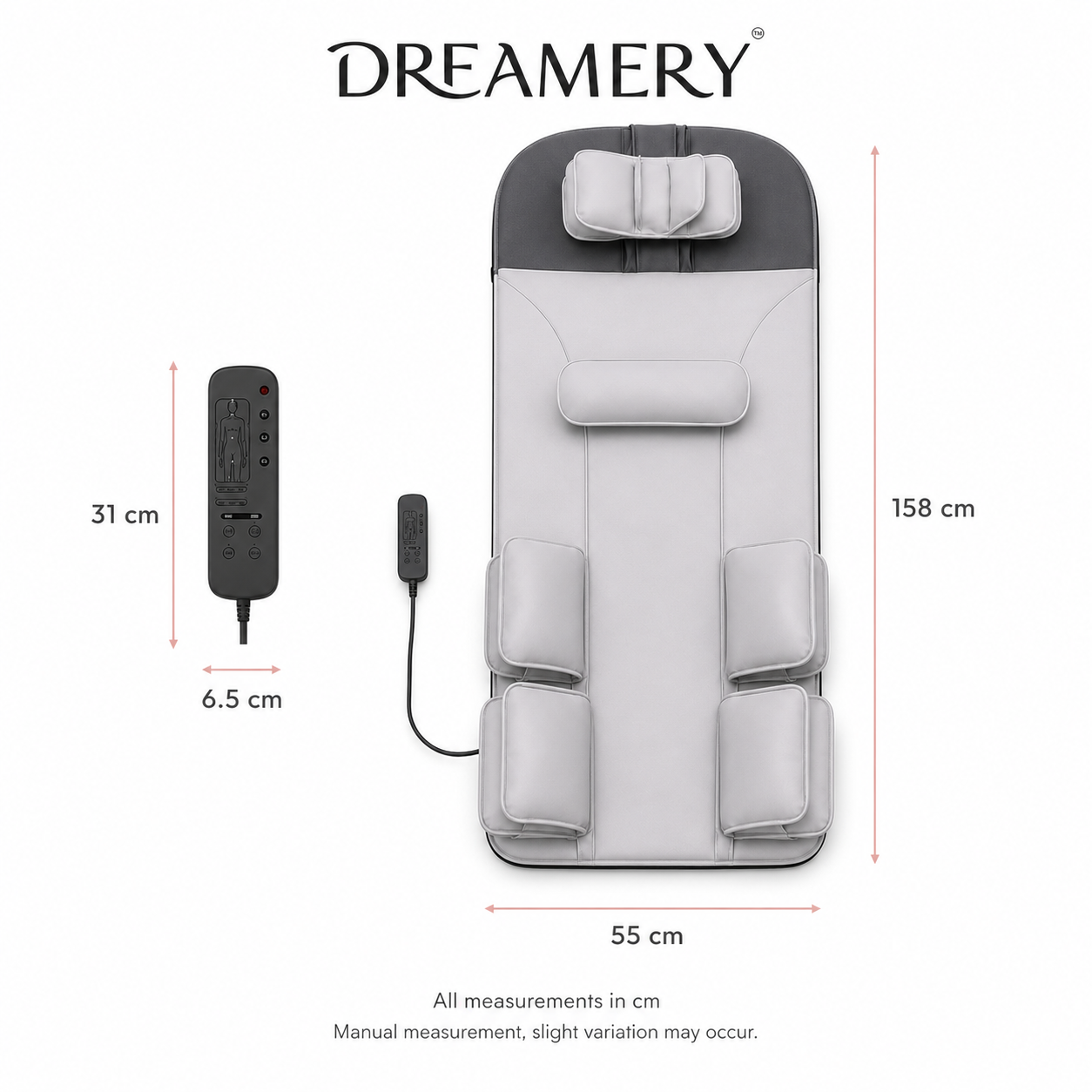 Dreamery AirCloud Full Body Air Compression Massage Mat