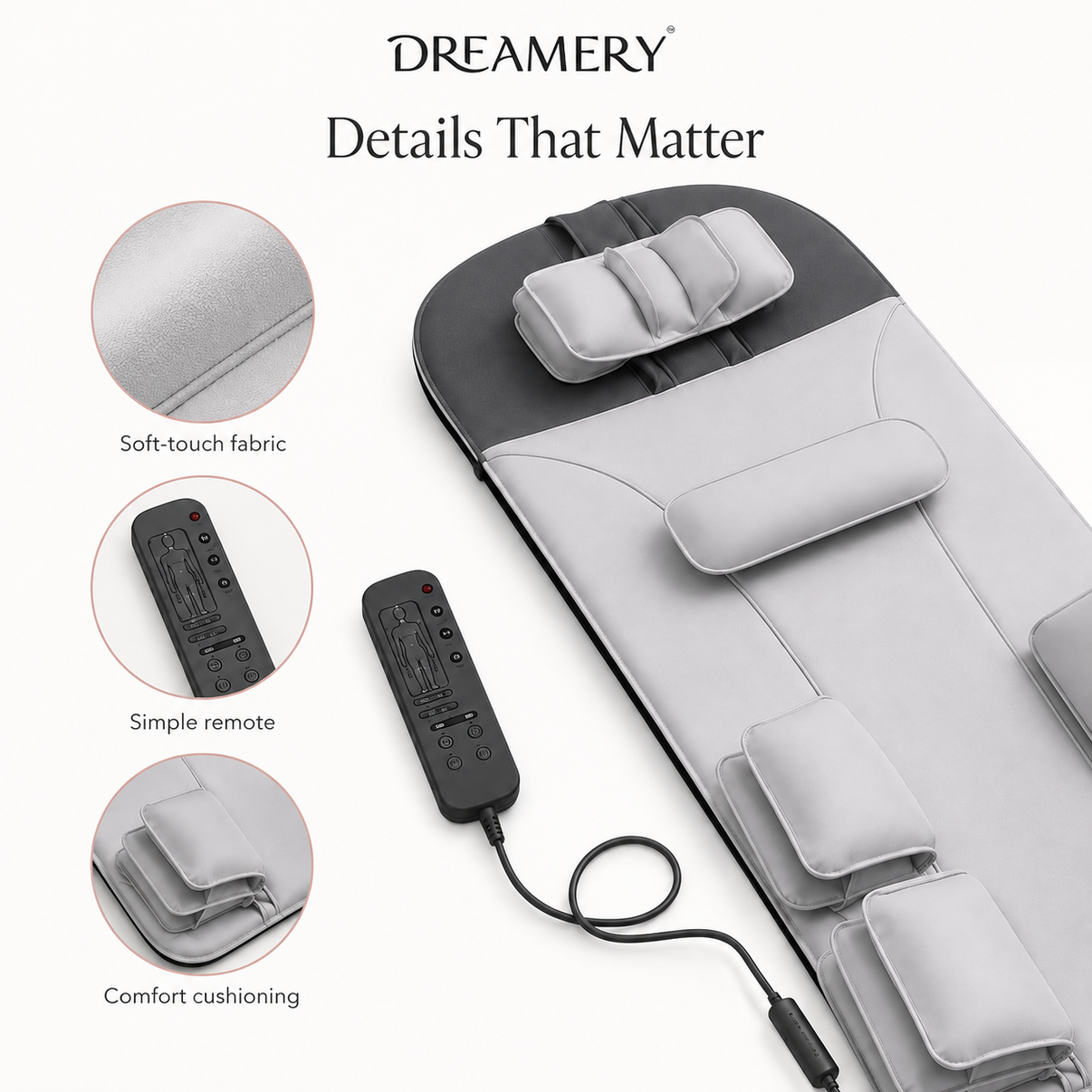 Dreamery AirCloud Full Body Air Compression Massage Mat