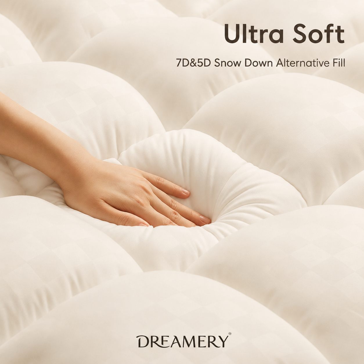 Dreamery CloudNest Plush Mattress Topper