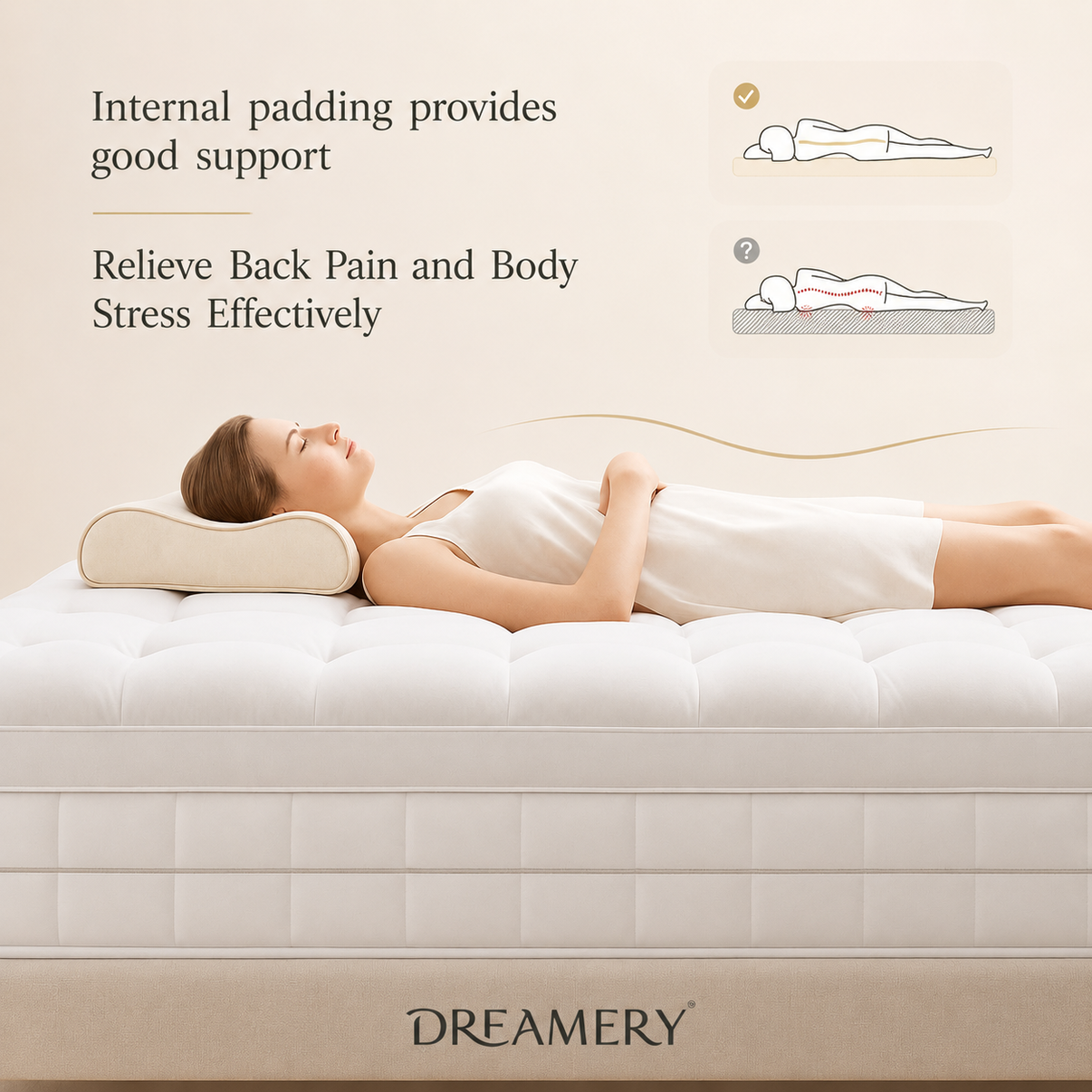 Dreamery CloudNest Plush Mattress Topper