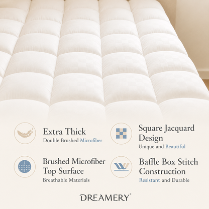 Dreamery CloudNest Plush Mattress Topper