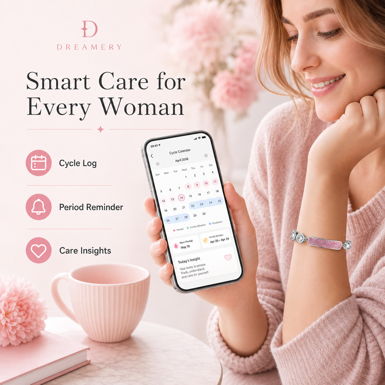Dreamery Lustre Screen-Free Smart Bracelet