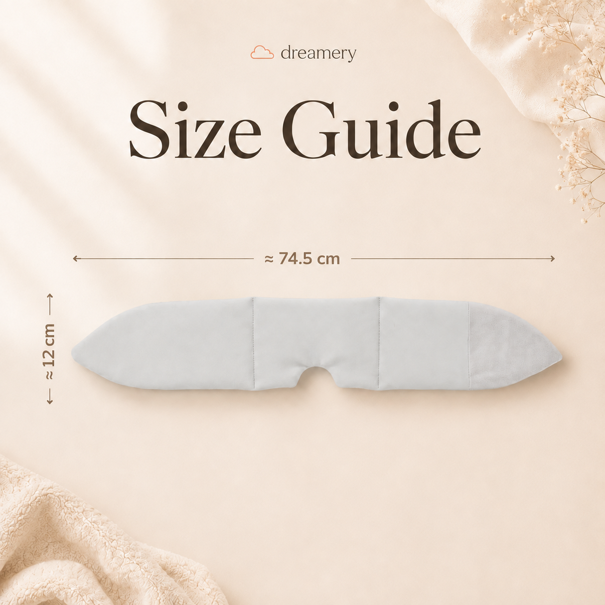 Dreamery Balance Adjustable Weighted Eye Mask
