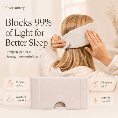 Dreamery Balance Adjustable Weighted Eye Mask