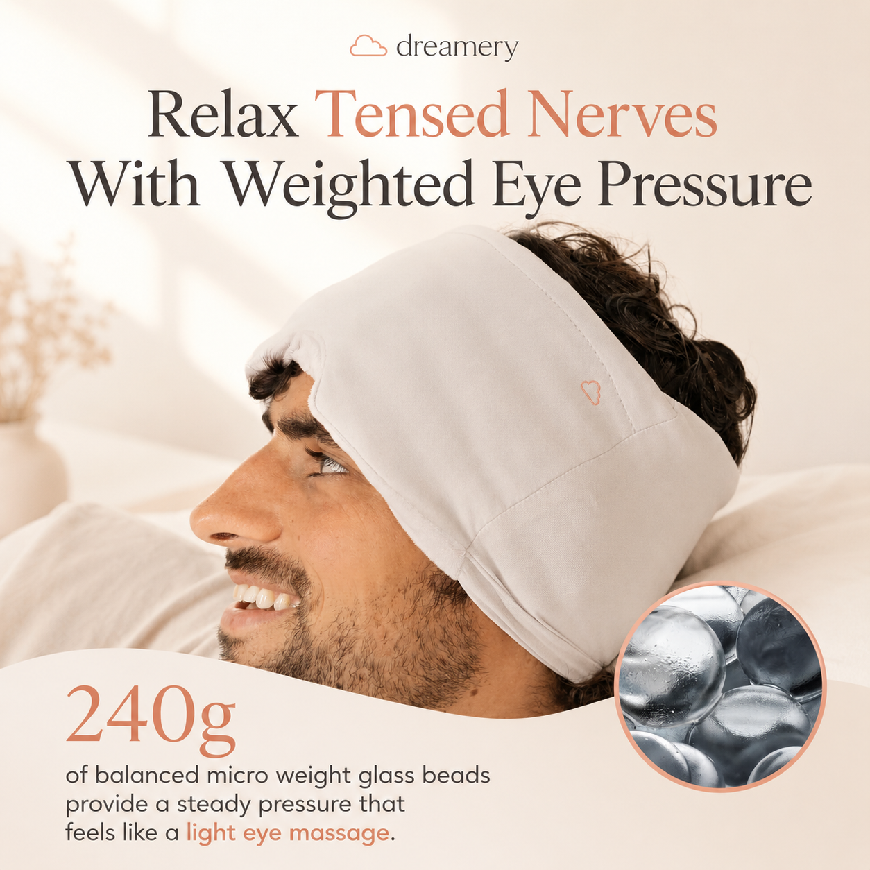 Dreamery Balance Adjustable Weighted Eye Mask