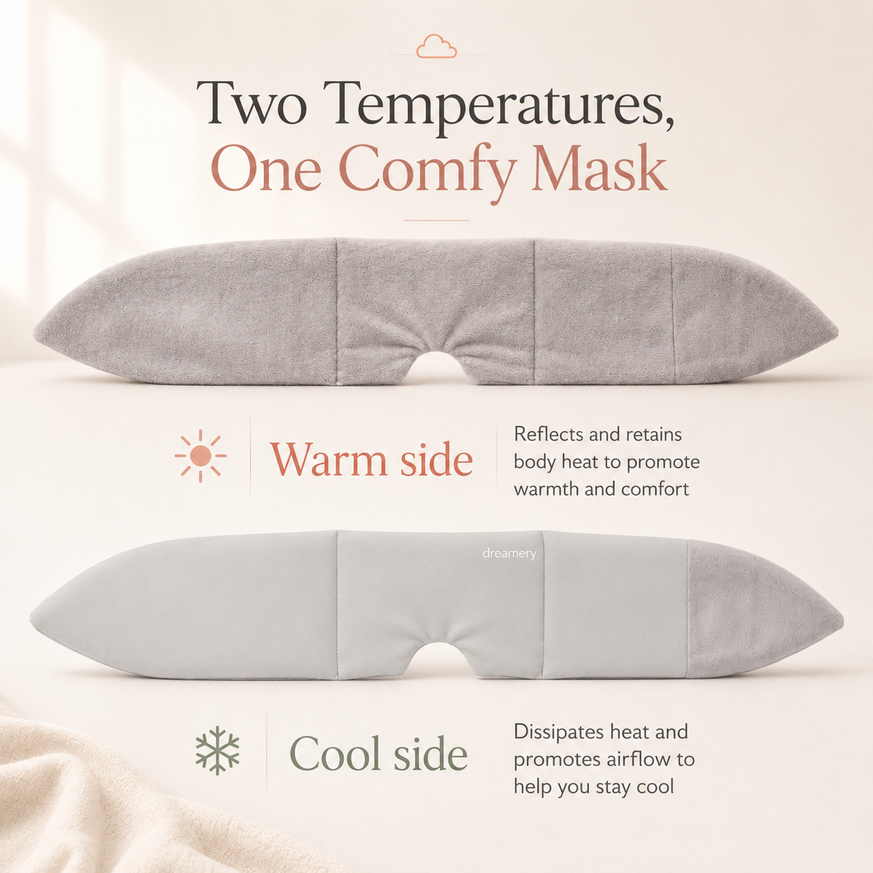Dreamery Balance Adjustable Weighted Eye Mask