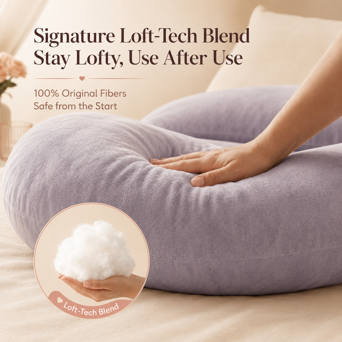 Dreamery Maternity Cocoon Pillow