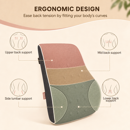 Dreamery Cloudrest Lumbar Support Pillow for Office Chair