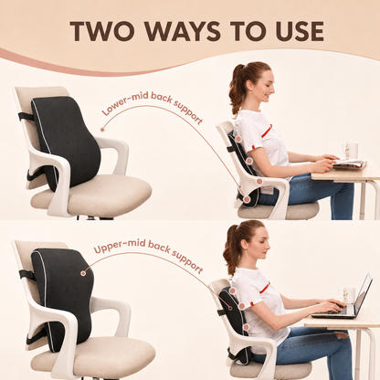 Dreamery Cloudrest Lumbar Support Pillow for Office Chair