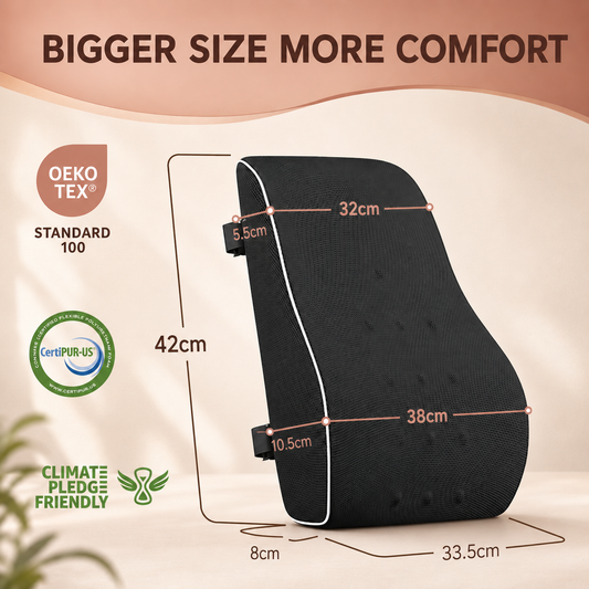 Dreamery Cloudrest Lumbar Support Pillow for Office Chair