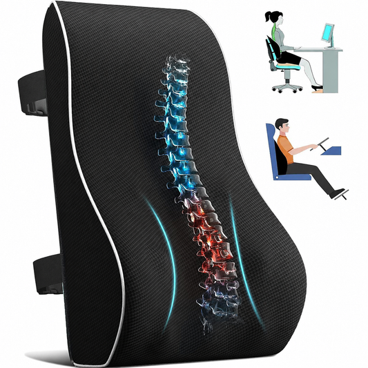 Dreamery Cloudrest Lumbar Support Pillow for Office Chair