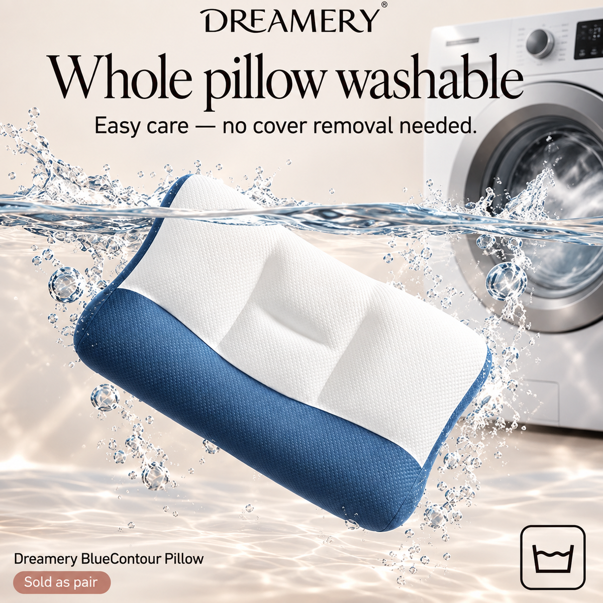 Dreamery BlueContour Neck Support Pillow