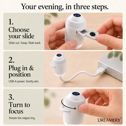 MoonWhisper™ Mini Galaxy Projector & Night Light
