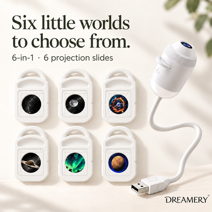 MoonWhisper™ Mini Galaxy Projector & Night Light