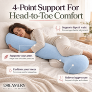Dreamery The Embrace BodyAlign Plus+ Full Body Pillow