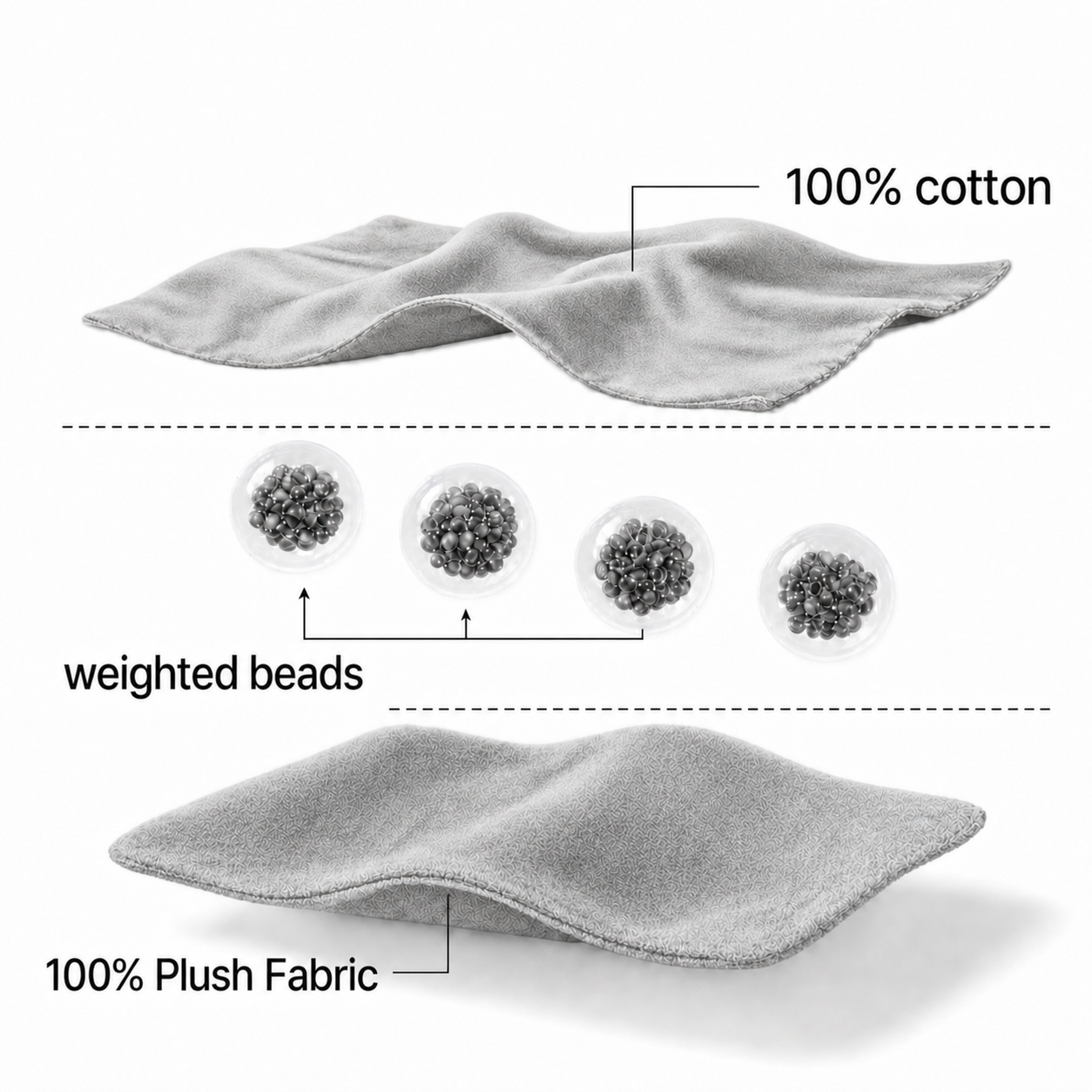 Plush Weighted Eye Mask lifestyle image