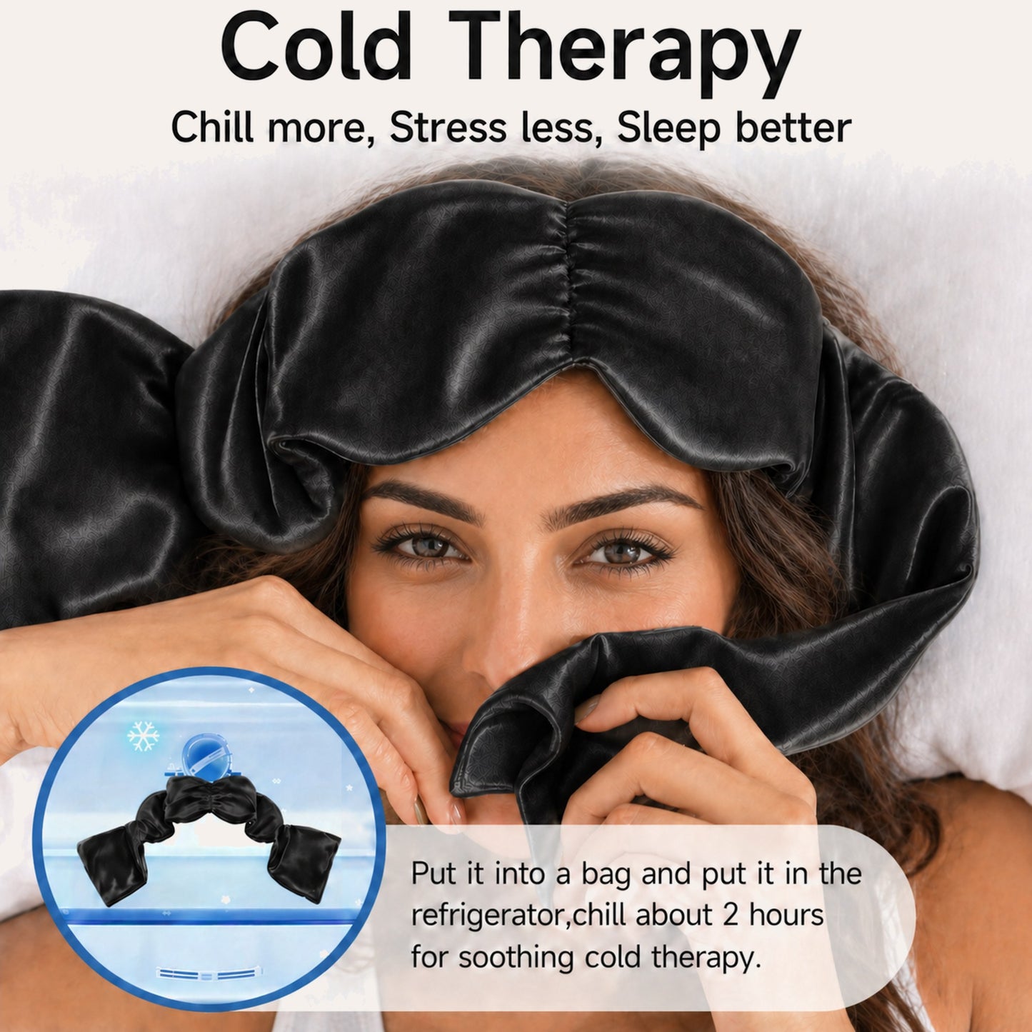 Silk Eye Mask - black (8)