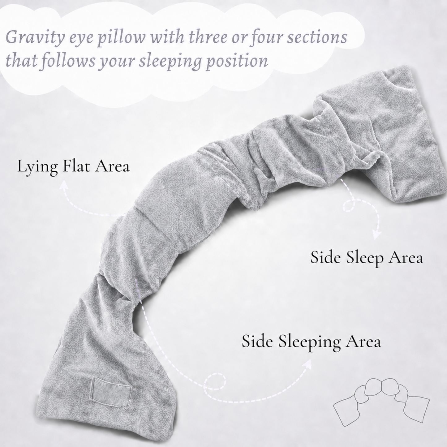 Plush Weighted Eye Mask product detail