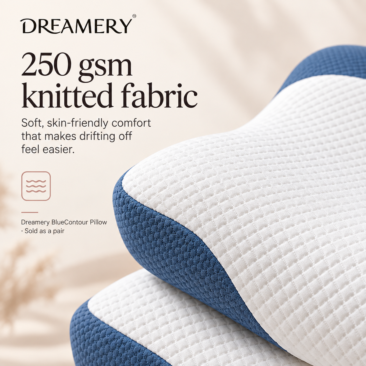 Dreamery BlueContour Neck Support Pillow