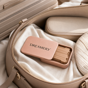 Dreamery Travel Case packed in a handbag for travel