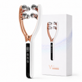 Dreamery V-shaped face massager with product box on a clean white background