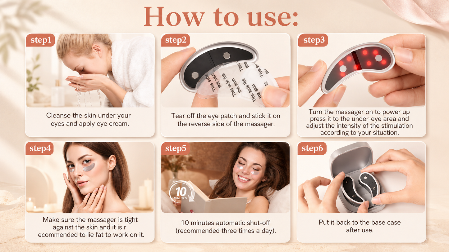 Under Eye Red Light + EMS Device | Dreamery