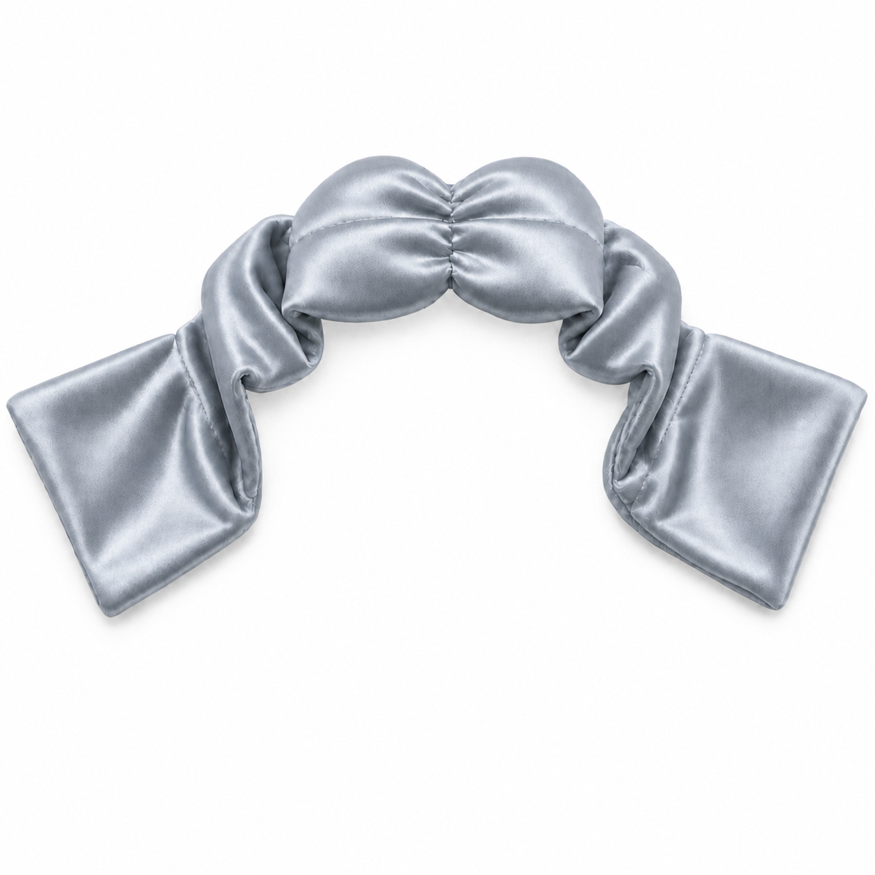 Grey Silk Weighted Eye Mask